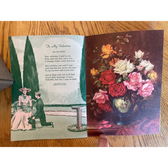 Vintage Ideals Valentine 1959 Christmas 1968 Greetings Booklets Ephemera Set - Picture 4 of 10